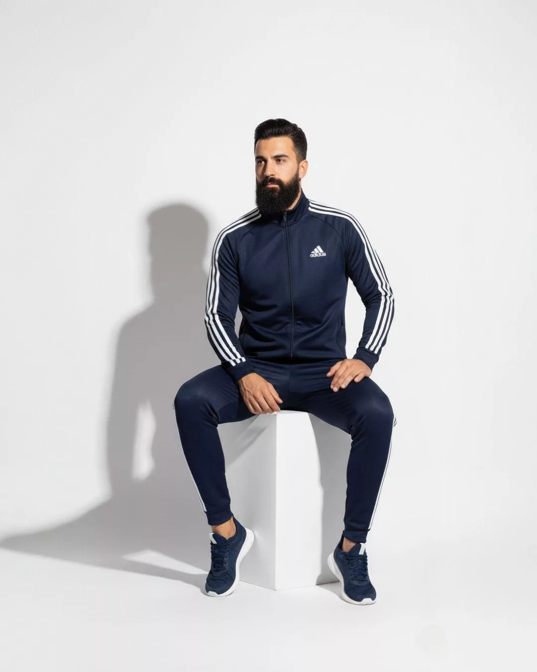 ADIDAS muška trenerka bez kapuljače - teget
