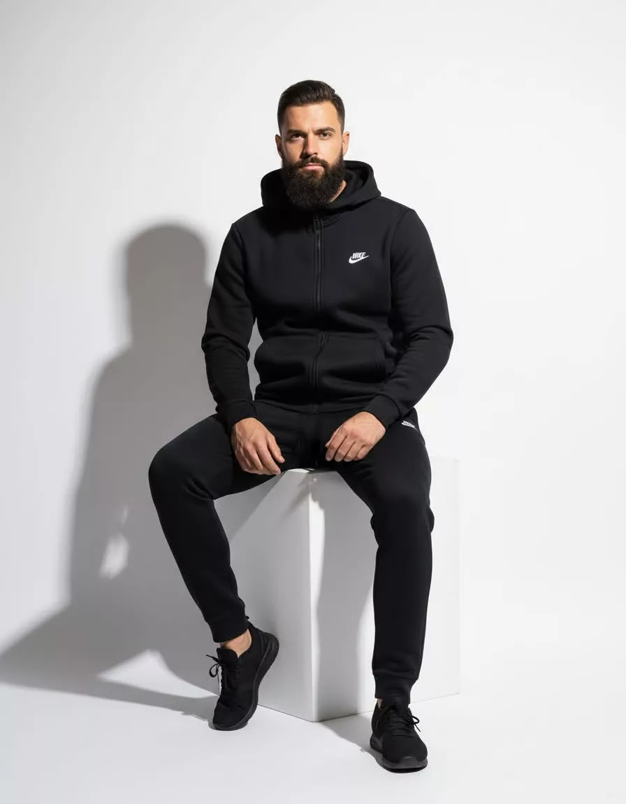 SPORTSWEAR muška trenerka sa kapuljačom - crna
